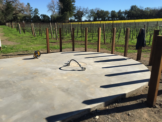 Isolated pier concrete + pad